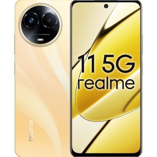 Realme 11 5G 256GB Dorado Telcel R9 + Realme Buds T100