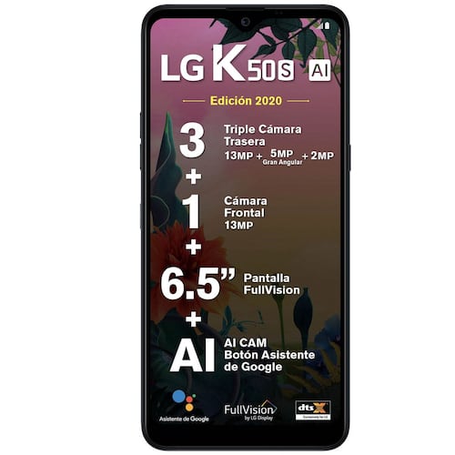 LG K50S 32GB Negro Telcel R9