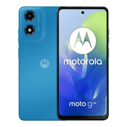 Celular Motorola G04 128GB Color Azul R6 (Telcel)