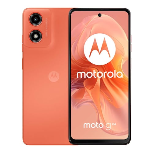 Celular Motorola G04 128GB Color Naranja R9 (Telcel)