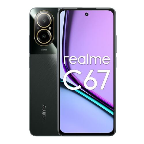 Celular Realme C67 256GB Color Negro R9 (Telcel) + Realme Earbuds