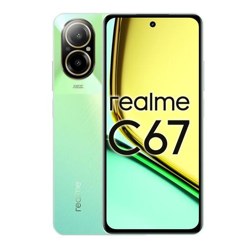 Celular Realme C67 256GB Color Verde R3 (Telcel) + Realme Earbuds