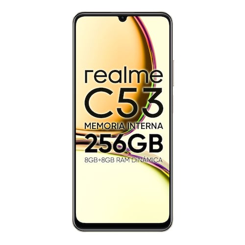Celular Realme C53 256GB Color Dorado R5 (Telcel)