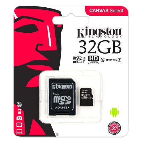 Tarjeta M-SD 32GB C-10 Kingston
