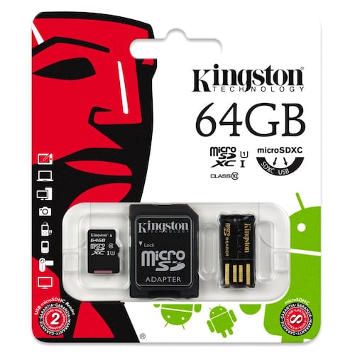 Tarjeta MSD KIT 10G2 64GB Kingston