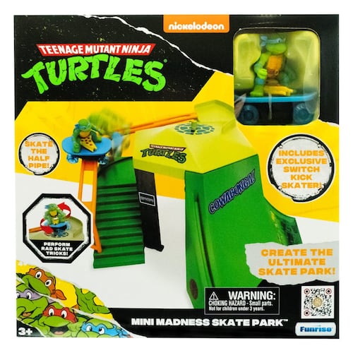 Mini Playset Tortugas Ninjas Skatepark