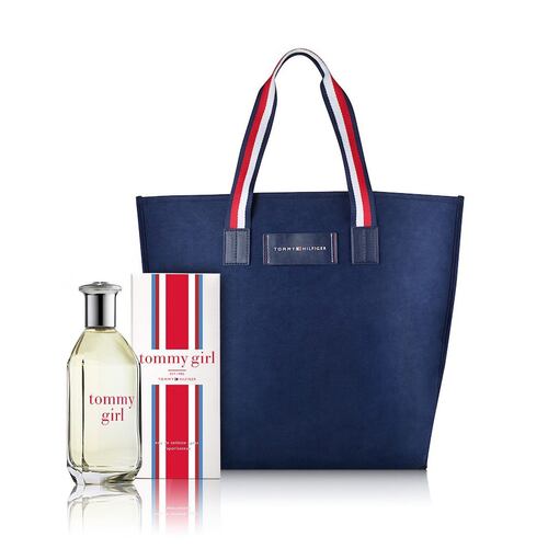 Fragancia Para Dama Set de Tommy Girl para Mujer 100 ml + maleta