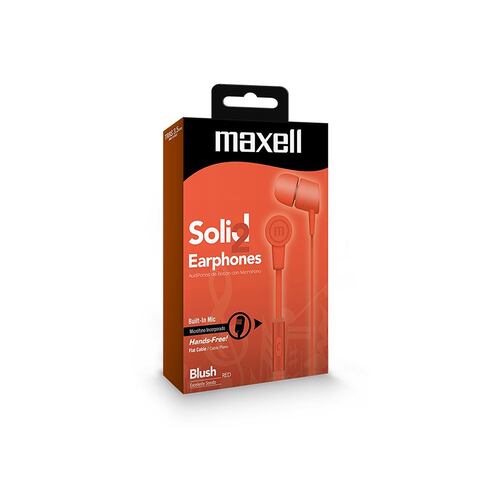 SIN -7 Solid2 Earbud Blush (Red)