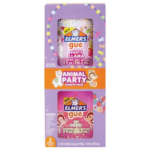 Slime Elmers baby animals 2ct premade variety pack