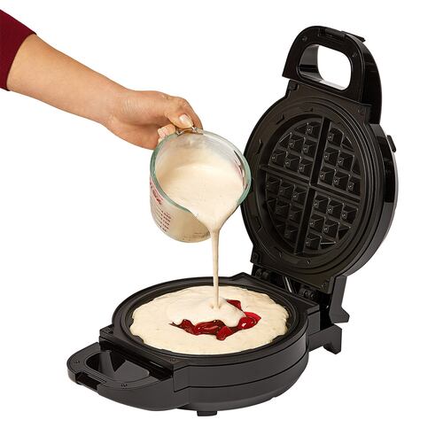 Wafflera Antiadherente Negro Power XL