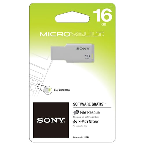 Memoria USB Sony Micro Vault 16 GB Blanca