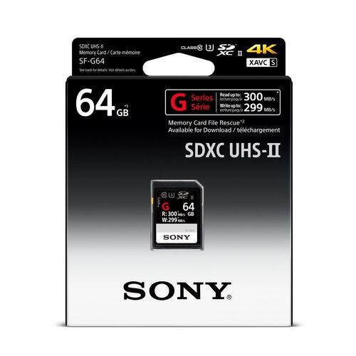 Tarjeta Sony SD64 GB C10 UHS 300MB/