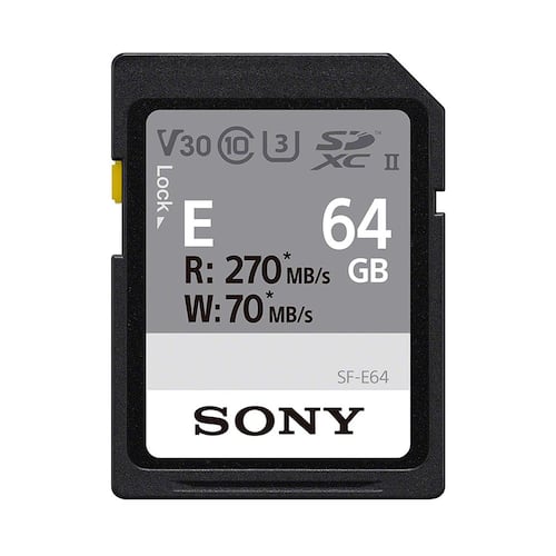 Tarjeta Sony SD UHS-II SF-E 64GB