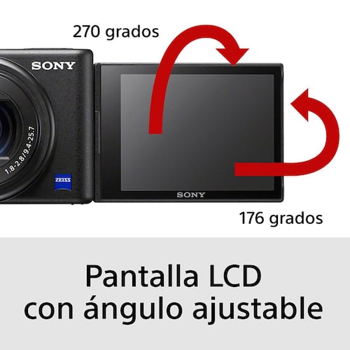 Cámara digital Sony 20.1 con LCD de 2.7 pulgadas