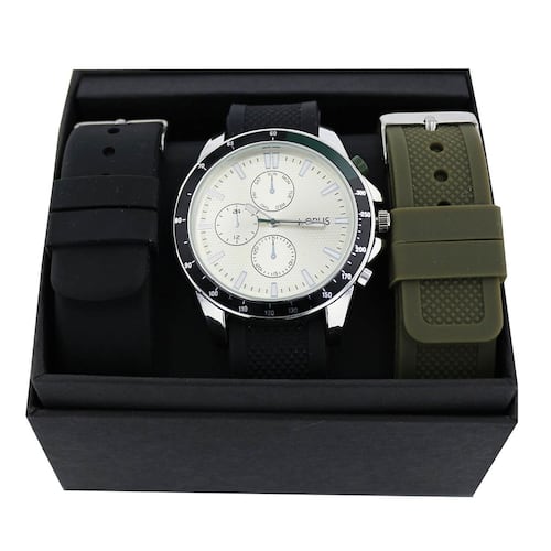 Reloj Set J.Opus  5328-Negro Verde Caballero
