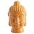 Cabeza Buddha Head Ceramic Ochre 10