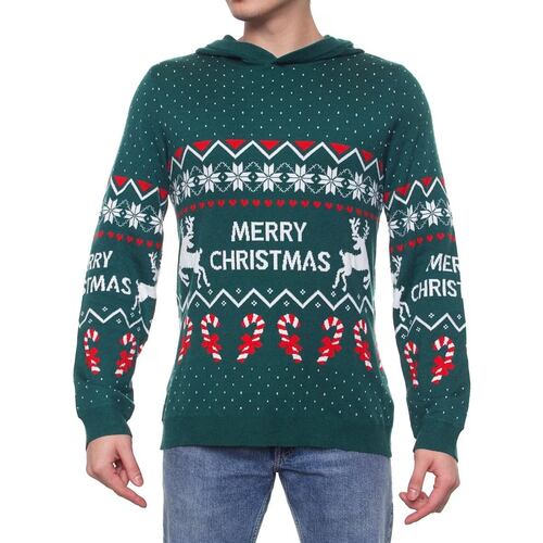 Suéter JEANIOUS Merry Xmas Talla Mediana Para Hombre