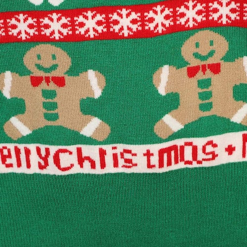 Suéter Estampado de Jengibre Navidad Jeanious para Mujer