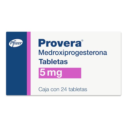 Provera 5 mg tab c/24