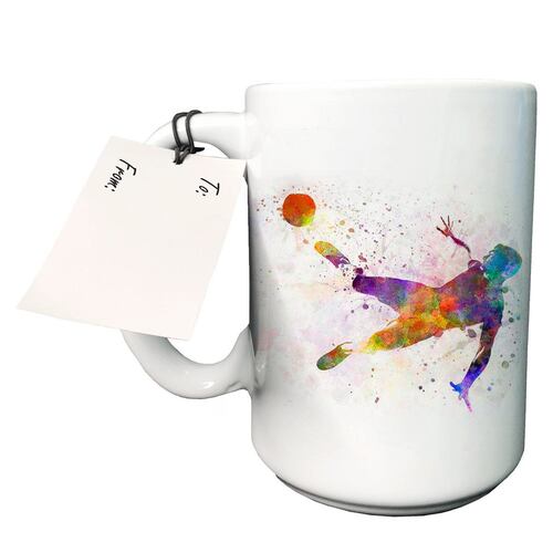 Juego Tazas Ceramica para Cafe y Te multicolor, 500 ml (4 piezas