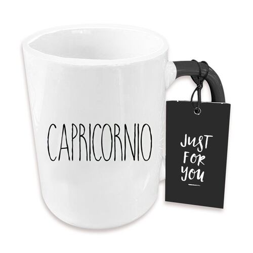 Taza de Cerámica con diseño de Constelacion Signo Zodiacal CAPRICORNIO
