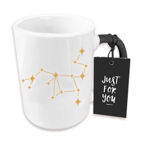 Taza de Cerámica con diseño de Constelacion Signo Zodiacal SAGITARIO