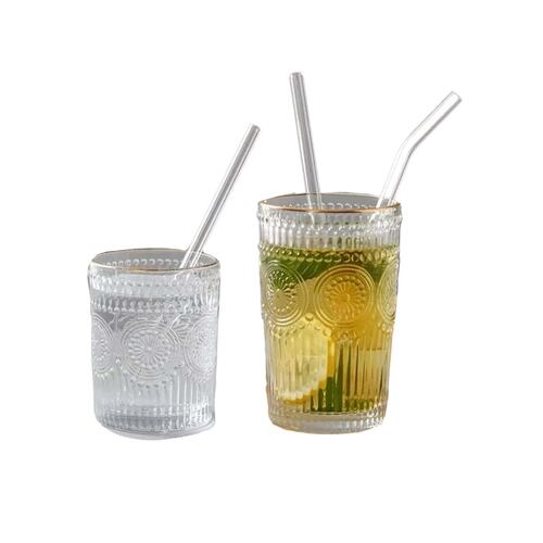 Set 2 Popotes de Vidrio + 1 Cepillo Home Nature
