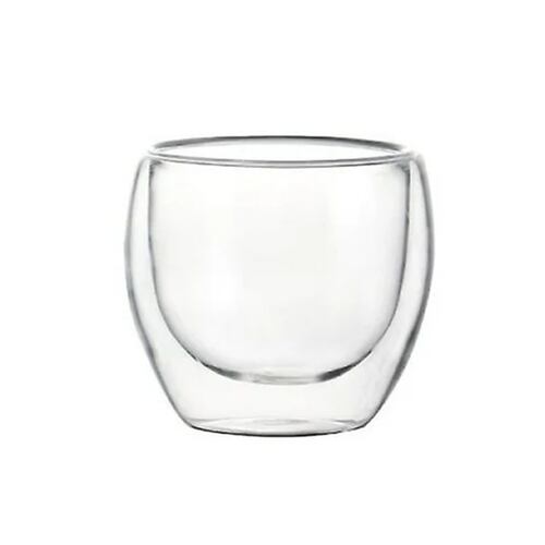 Set 2 Vasos de Vidrio Doble Pared 250 ml Home Nature