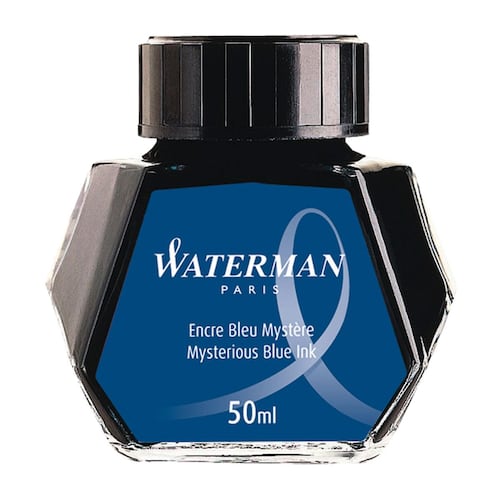 Tinta Waterman azul