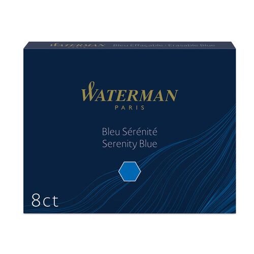 Repuesto Waterman tinta color azul
