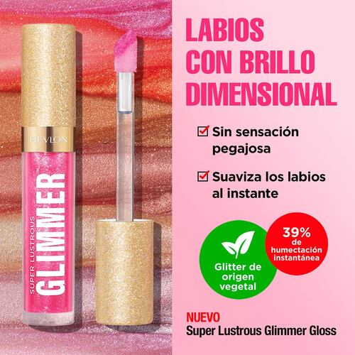 Gloss Revlon Super Lustrous Glimmer Gloss Pink Prisma