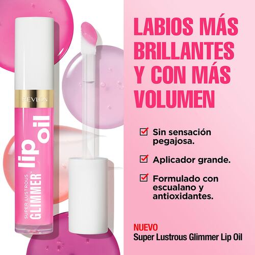 Gloss Revlon Super Lustrous Glimmer Lip Oil Miss Coral