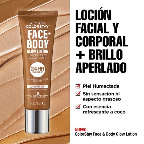 Body Glow Lotion Revlon Colorstay Face & Body Through It
