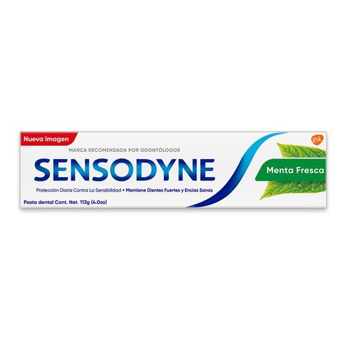 Crema Dental Sensodyne Menta Fresca 113 Grs.