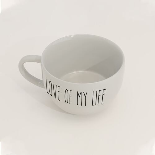 Taza Cerámica Home Nature Love of My Life 18oz
