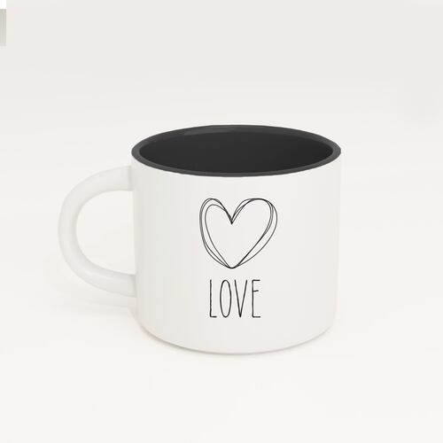 Taza Cerámica Home Nature Corazón 15oz