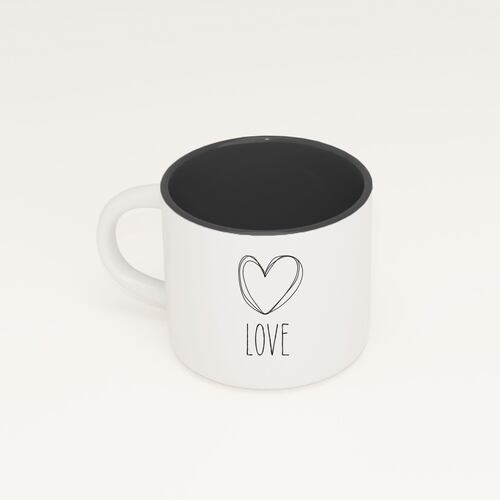 Taza Cerámica Home Nature Corazón 15oz