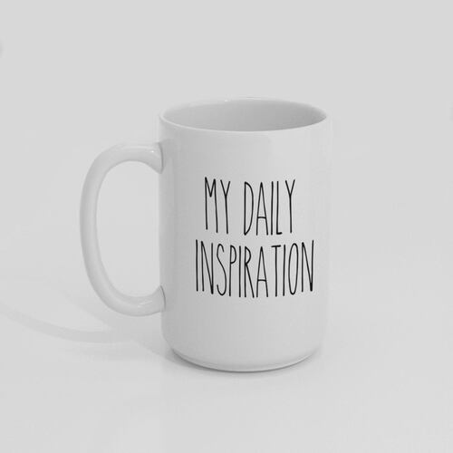 Taza Cerámica Home Nature  My Daily Inspiration 15oz