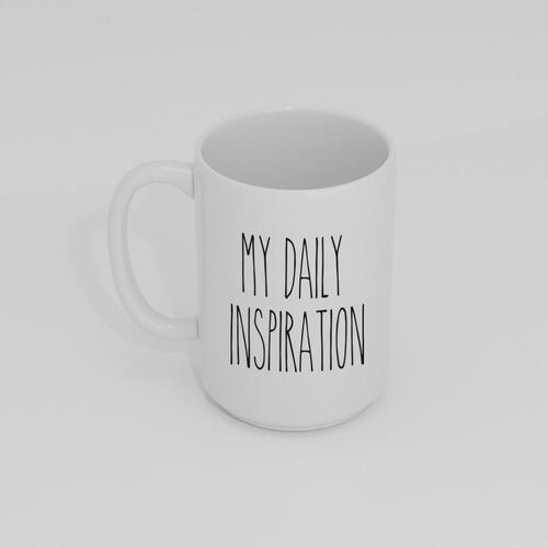 Taza Cerámica Home Nature  My Daily Inspiration 15oz