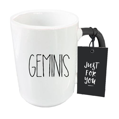 Taza Cerámica Diseño Constelación Signo Géminis 15oz