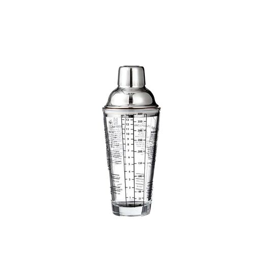 Shaker Edición Cristal Tansparente 400 ml Home Nature