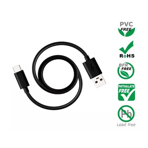 Cable Motorola de Carga Rápida 1m USB-A a USB-C 3A