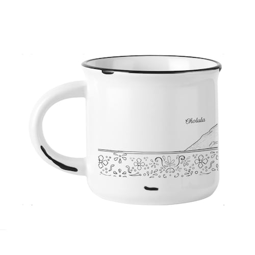 Taza en Cerámica Estilo Pocillo 14 oz Edición "Pueblos Mágicos" Cholula Home Nature