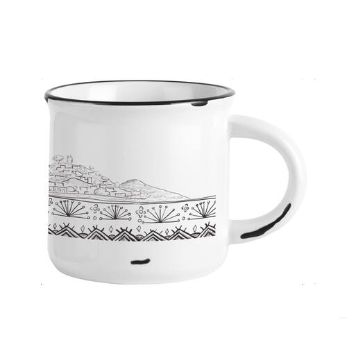 Taza en Cerámica Estilo Pocillo 14 oz Edición "Pueblos Mágicos" Janitzio Home Nature