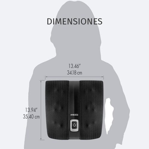 Masajeador De Pies Triple Acción Shiatsu Homedics