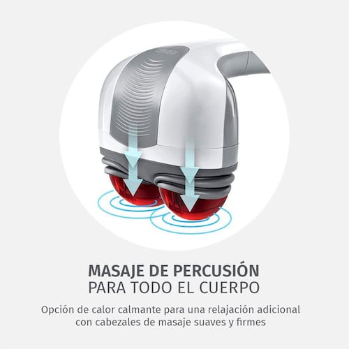 Masajeador de Percusión Cabeza Dual Homedics