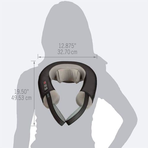 Masajeador Cuello Vibración Pro Therapy Elite Shiatsu Homedics