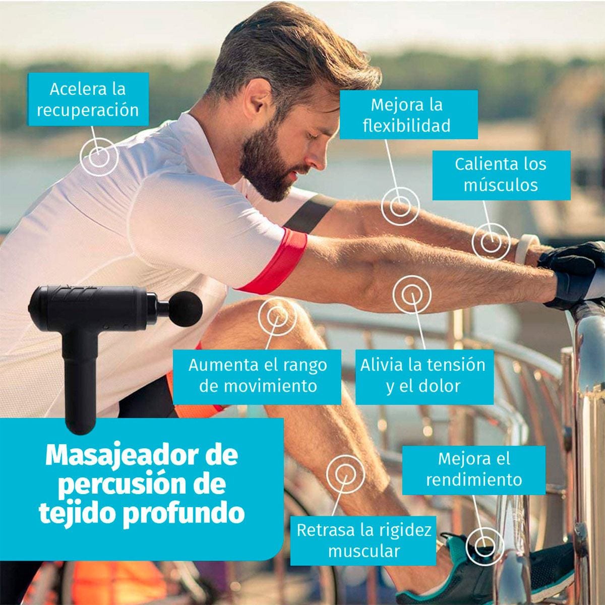 Masajeador De Percusi n Therapist Homedics