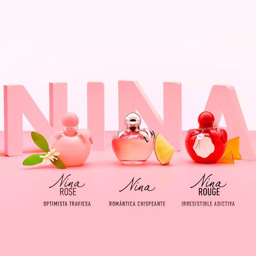 Set para Dama Nina Ricci Nina Rose EDT 80ML + Body lotion 100ML