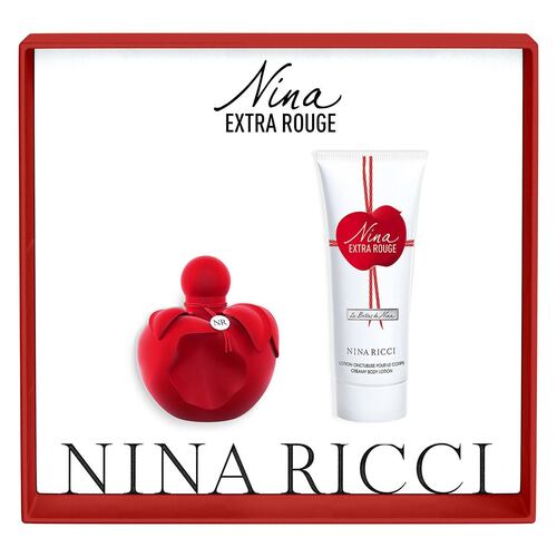 Nina Ricci Nina Extra Rouge Set para Dama Perfume EDP 50ml + Body Lotion 75ml